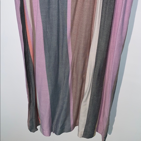 PATRONS OF PEACE Front button striped midi dress - Picture 8 of 10